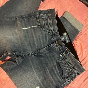 Democracy Dark Wash Stretch Capri Jeans - Blue Size 12
Pr#10